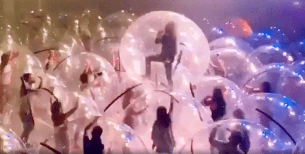 This Epic ‘Bubble Concert’ May Be The Future Of Live Music, And It’s Awesome!