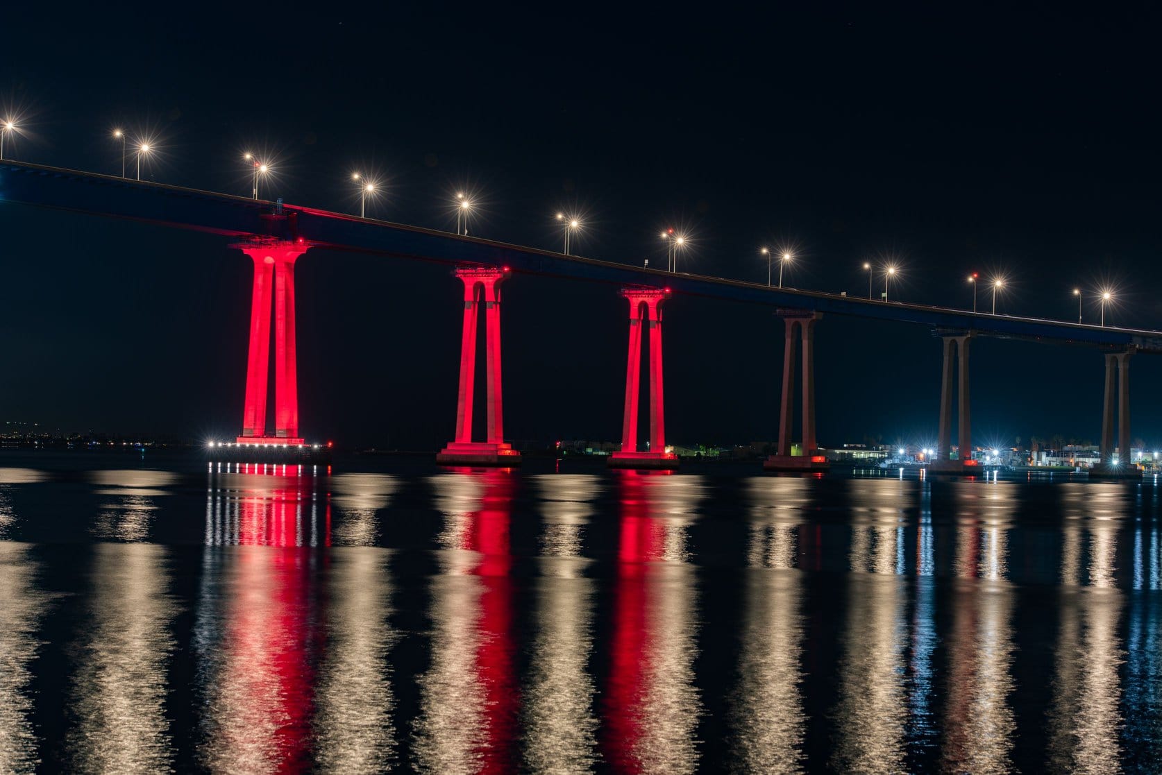 The Coronado Bridge Lighting Project Testing Ends This Saturday, And