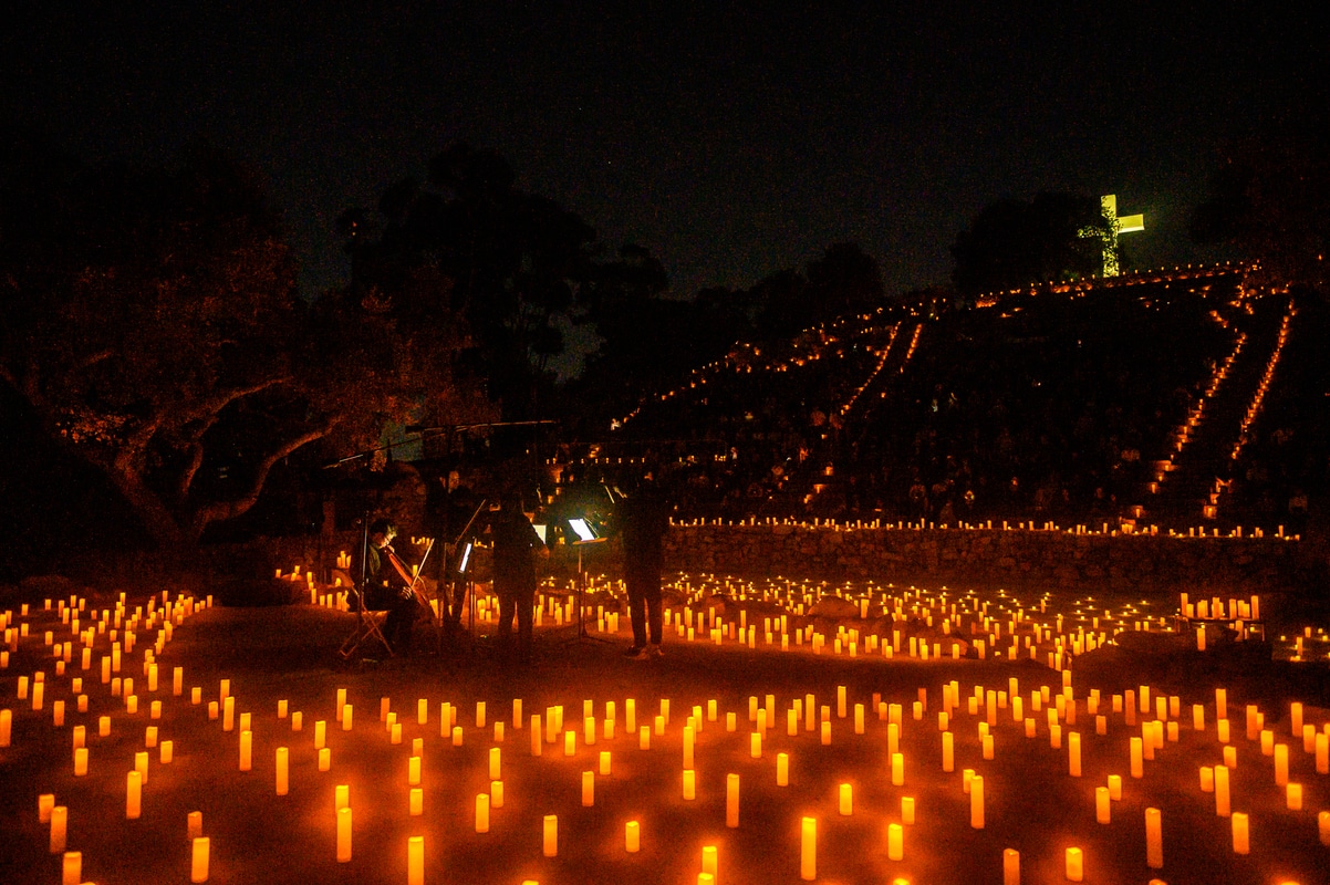 Candlelight concert at Mt. Helix Park