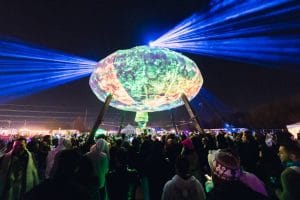 The Fluffy Cloud with 33,000 LEDs
