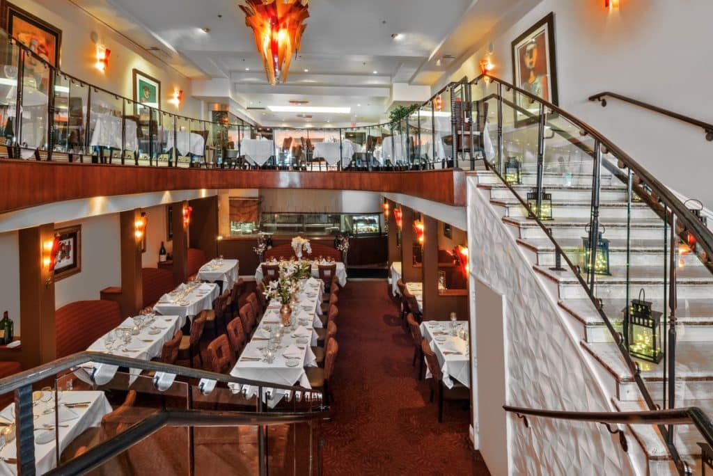 Stunning interiors at Greystone Prime Steakhouse & Seafood in San Diego