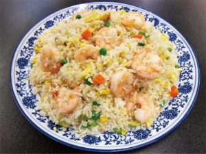 Chinese shrimp fried rice from Shan Xi Magic Kitchen in San Diego