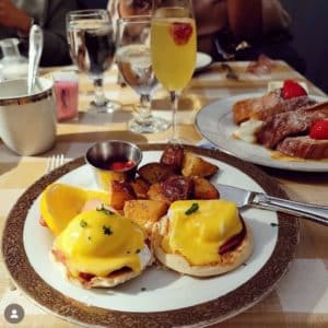 Brunch offerings at The French Gourmet in San Diego